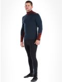 Miniatura Helly Hansen, Lifa Merino Midweight 1/2 Zip jersey hombres Midnight azul 