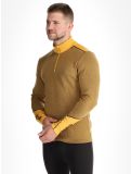 Miniatura Helly Hansen, Lifa Merino Midweight 1/2 Zip jersey hombres Lynx amarillo 