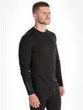 Miniatura Helly Hansen, Lifa Merino Midweight Crew camisa termoactiva hombres Black negro 