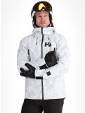 Miniatura Helly Hansen, Sogn Shell 2.0 chaqueta de esquí hardshell hombres Grey Fog Snow Camo AOP blanco, gris 