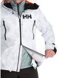 Miniatura Helly Hansen, Sogn Shell 2.0 chaqueta de esquí hardshell hombres Grey Fog Snow Camo AOP blanco, gris 