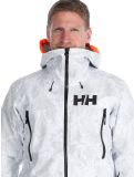 Miniatura Helly Hansen, Sogn Shell 2.0 chaqueta de esquí hardshell hombres Grey Fog Snow Camo AOP blanco, gris 