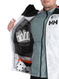 Miniatura Helly Hansen, Sogn Shell 2.0 chaqueta de esquí hardshell hombres Grey Fog Snow Camo AOP blanco, gris 