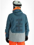 Miniatura Helly Hansen, Straightline Lifaloft 2.0 Jkt chaqueta de esquí hombres Dark Creek verde 