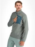 Miniatura Helly Hansen, Versalite 1/2 Zip jersey hombres Grey Cactus gris, verde 