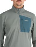 Miniatura Helly Hansen, Versalite 1/2 Zip jersey hombres Grey Cactus gris, verde 