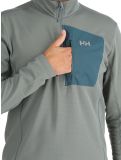 Miniatura Helly Hansen, Versalite 1/2 Zip jersey hombres Grey Cactus gris, verde 