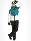 Miniatura Helly Hansen, W Alphelia chaqueta de esquí mujeres Emerald Snow blanco, verde 