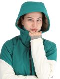 Miniatura Helly Hansen, W Alphelia chaqueta de esquí mujeres Emerald Snow blanco, verde 