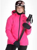 Miniatura Helly Hansen, W Alpine Insulated chaqueta de esquí mujeres Dragon Fruit Black negro, rosa 