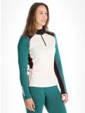 Miniatura Helly Hansen, W Lifa Merino Midweight 1/2 Zip jersey mujeres Emerald verde 