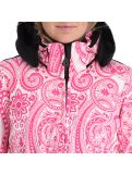 Miniatura High Society, Elea chaqueta de esquí mujeres paisley print rosa 