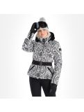 Miniatura High Society, Elea chaqueta de esquí mujeres paisley print negro 