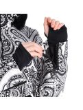 Miniatura High Society, Elea chaqueta de esquí mujeres paisley print negro 