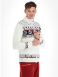 Miniatura Kama, Merino sweater 3054 chaleco hombres Off White blanco 