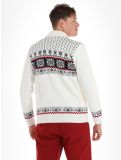 Miniatura Kama, Merino sweater 3054 chaleco hombres Off White blanco 