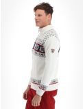 Miniatura Kama, Merino sweater 3054 chaleco hombres Off White blanco 