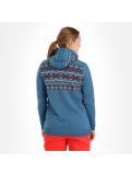 Miniatura Kama, Sweater Womens chaleco mujeres azul