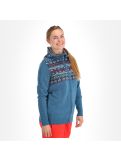 Miniatura Kama, Sweater Womens chaleco mujeres azul