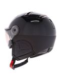 Miniatura Kask, Piuma-R Chrome Visor casco con visera unisex Black negro 