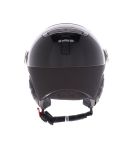 Miniatura Kask, Piuma-R Chrome Visor casco con visera unisex Black negro 