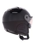 Miniatura Kask, Piuma-R Chrome Visor casco con visera unisex Black negro 