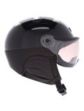 Miniatura Kask, Piuma-R Chrome Visor casco con visera unisex Black negro 