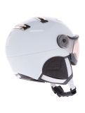 Miniatura Kask, Piuma-R Chrome Visor casco con visera unisex White/Silver blanco, Zilver 