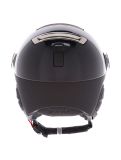 Miniatura Kask, Piuma-R Chrome Visor casco con visera unisex Black/Silver negro, Zilver 