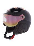 Miniatura Kask, Piuma-R Chrome Visor casco con visera unisex Black/Pink Gold blanco, rosa 