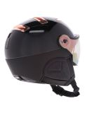 Miniatura Kask, Piuma-R Chrome Visor casco con visera unisex Black/Pink Gold blanco, rosa 