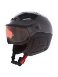 Miniatura Kask, Piuma-R Elite casco con visera unisex Carbon/Black negro 