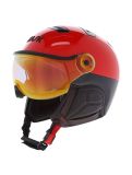 Miniatura Kask, Piuma-R Montecarlo casco con visera unisex Red rojo 