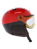 Miniatura Kask, Piuma-R Montecarlo casco con visera unisex Red rojo 