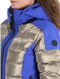 Miniatura Kelly, Thea chaqueta de esquí mujeres Bronze / Blauw azul, Bronze 