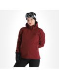 Miniatura Kilpi, Ravia-W chaqueta de esquí softshell mujeres dark rojo 