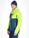 Miniatura Kilpi, Ravio chaqueta de esquí softshell hombres Lime Green azul, verde 