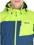 Miniatura Kilpi, Ravio chaqueta de esquí softshell hombres Lime Green azul, verde 