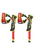 Miniatura Leki, Wcr Sl 3D bastones de esquí unisex amarillo/rojo/negro