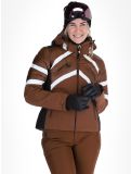 Miniatura Luhta, Kaamanen chaqueta de esquí mujeres Chocolat marrón 