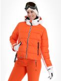 Miniatura Luhta, Karhutunturi chaqueta de esquí mujeres Orange blanco, naranja 