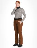 Miniatura Luhta, Joentaus pantalones de esquí softshell mujeres Chocolat marrón 