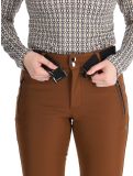 Miniatura Luhta, Joentaus pantalones de esquí softshell mujeres Chocolat marrón 