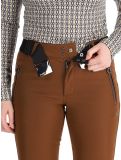 Miniatura Luhta, Joentaus pantalones de esquí softshell mujeres Chocolat marrón 