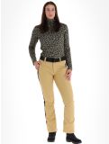 Miniatura Luhta, Reututunturi pantalones de esquí softshell mujeres Cafe Au Lait beige, negro 