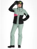 Miniatura Maier Sports, Vidra chaqueta de esquí mujeres Black / Luscious Moss / Pink Flambé negro, rosa, verde 