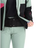 Miniatura Maier Sports, Vidra chaqueta de esquí mujeres Black / Luscious Moss / Pink Flambé negro, rosa, verde 