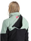 Miniatura Maier Sports, Vidra chaqueta de esquí mujeres Black / Luscious Moss / Pink Flambé negro, rosa, verde 