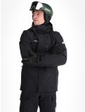 Miniatura Mammut, Fall Line HS Thermo Hooded chaqueta de esquí hombres Black negro 