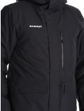 Miniatura Mammut, Fall Line HS Thermo Hooded chaqueta de esquí hombres Black negro 